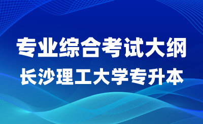 2024年長沙理工大學專升本化學工程與工藝專業綜合考試大綱
